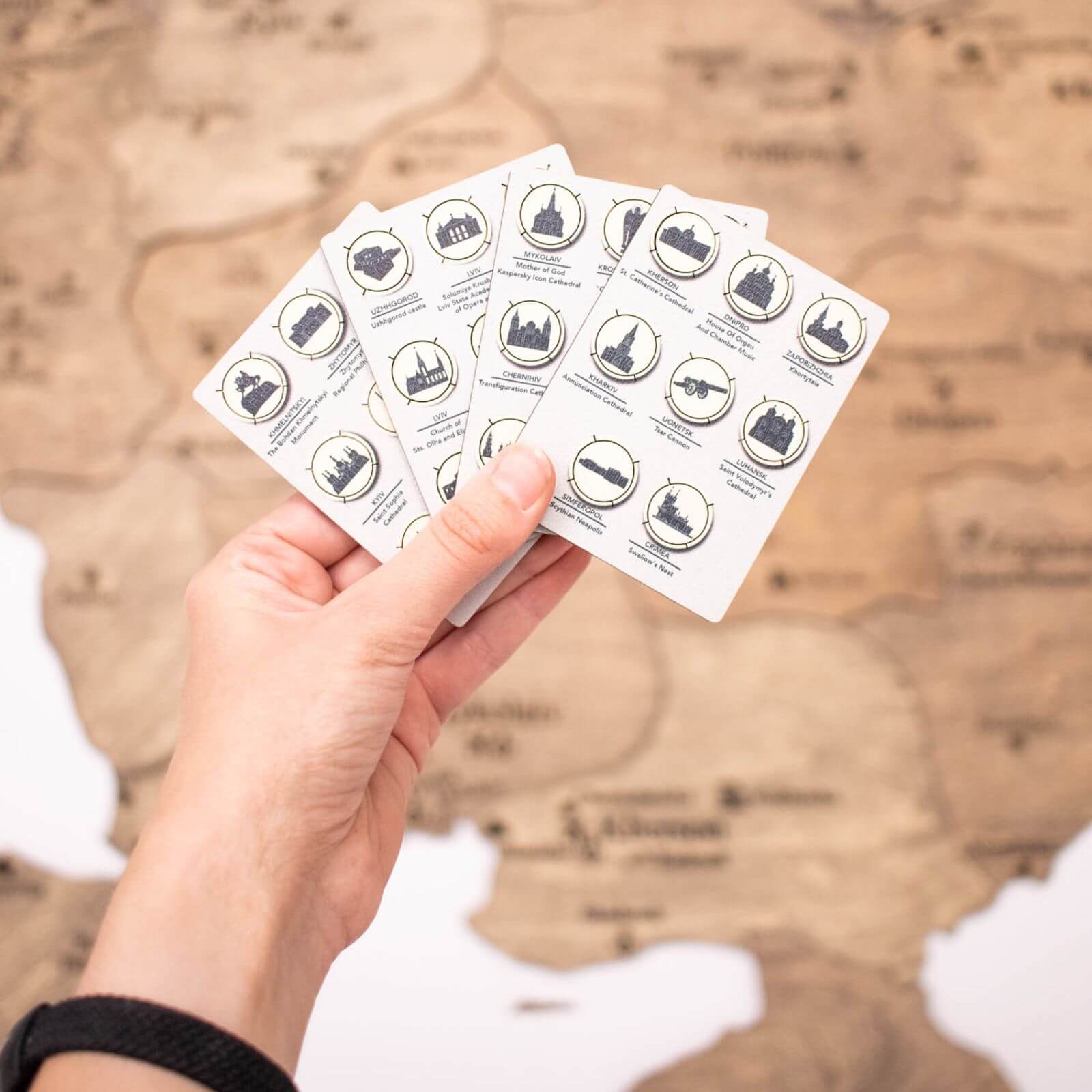 Ukrainian Landmarks Pins Enjoy The Wood