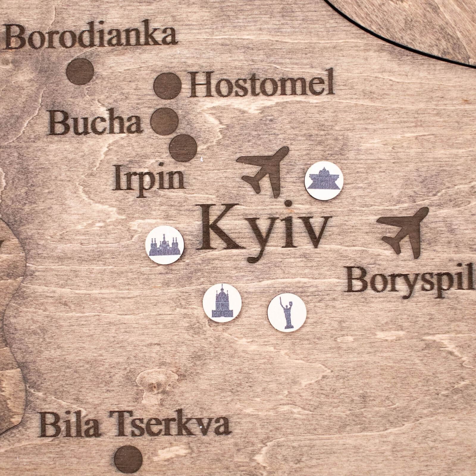 Ukrainian Landmarks Pins Enjoy The Wood