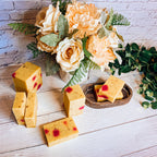 Honeysuckle Rose Petal Soap 4.5oz Organic Cold Pressed Handmade Fragrance BandsCo Straps
