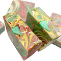 Limited Edition Christmas Tree Vegan Soap 5-6oz Handcrafted Holiday Scented Stocking Stuffer BandsCo Straps
