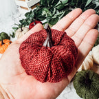 Jute Mini Pumpkins Rustic Fall Decor Set Handmade Jute Cotton Table Accents BandsCo Straps