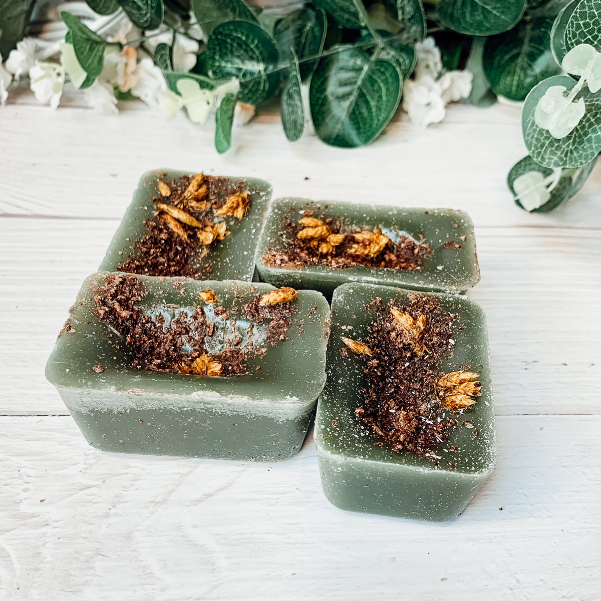Secret Garden XL Natural Wax Melts 4 Extra Large Citrus Berry Coconut Cubes BandsCo Straps