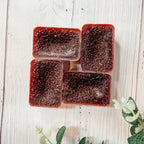 Apple Bourbon XL Wax Melts - Large 4-Cube Set, Spiced Apple, Walnut, Bourbon BandsCo Straps