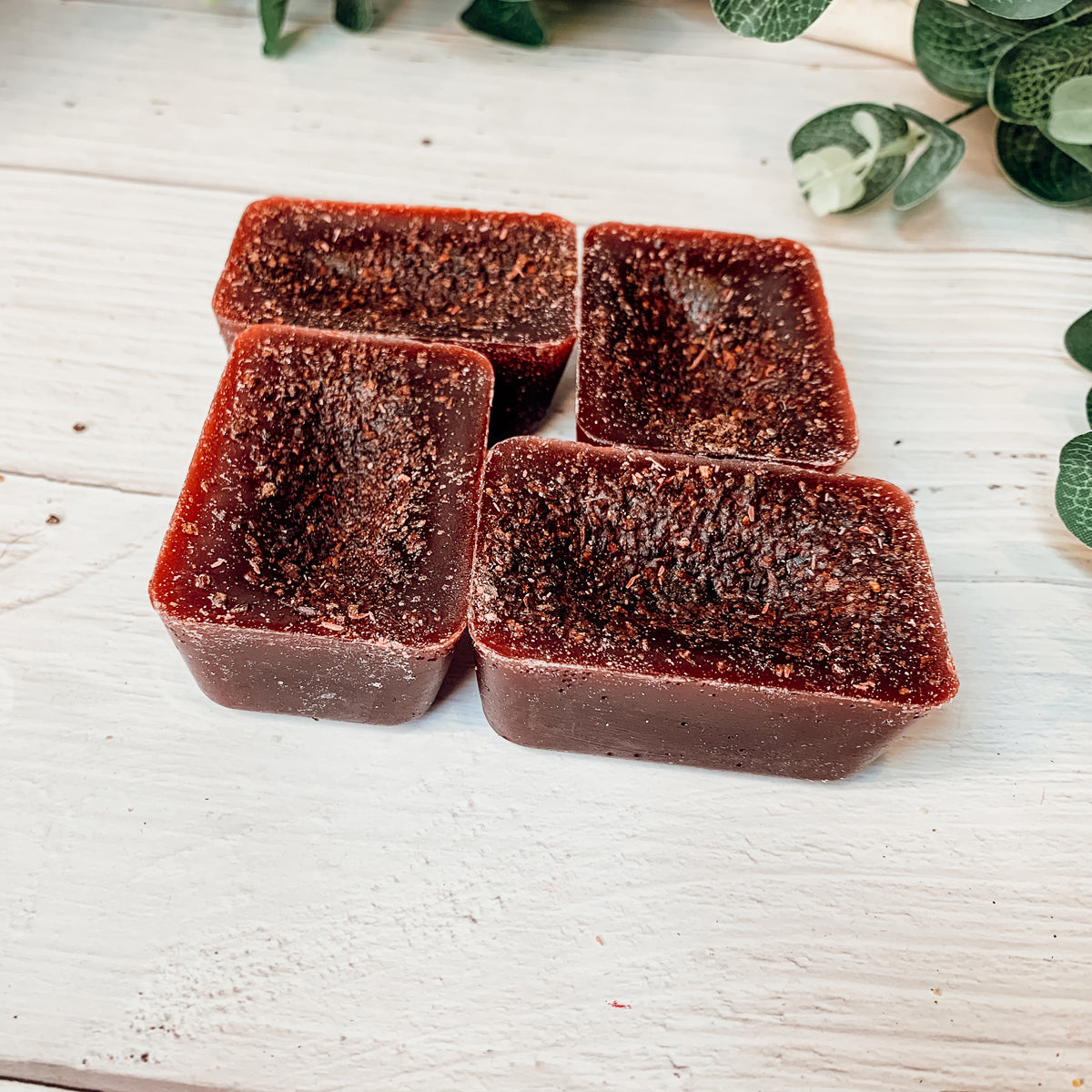 Apple Bourbon XL Wax Melts - Large 4-Cube Set, Spiced Apple, Walnut, Bourbon BandsCo Straps