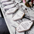 Wooden Inspirational Key Chains Reversible Heavy Duty Motivational Quotes Keyring Set 10 Plus Styles BandsCo Straps