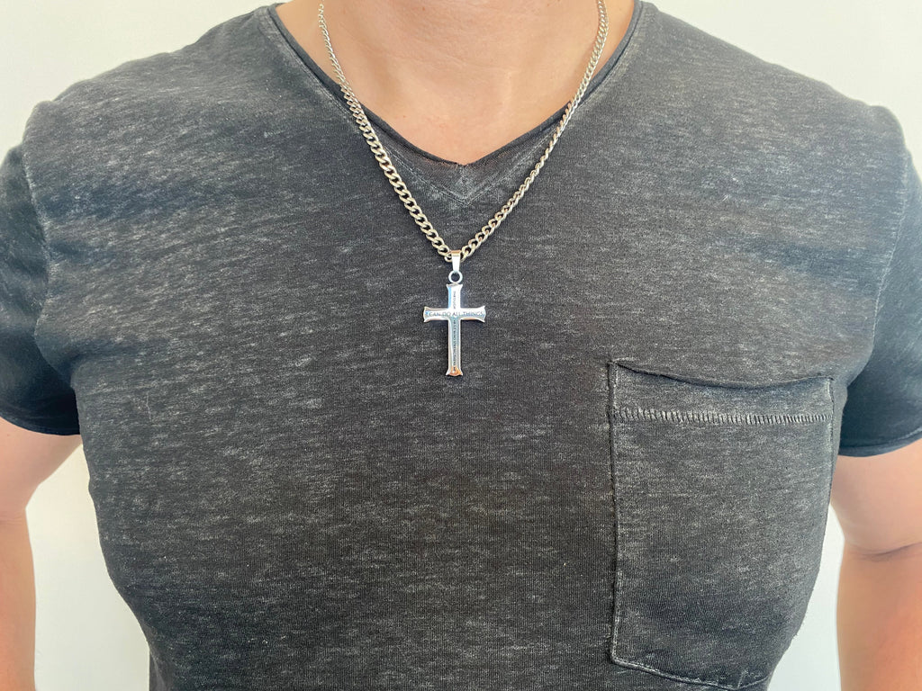 New Life Iron Cross Necklace KingdomWear