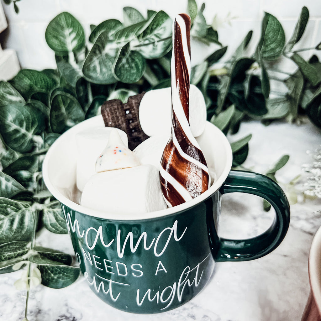Edible Spoons 3 Flavors Peppermint Cinnamon Hot Cocoa Holiday Party Treats BandsCo Straps