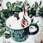 Edible Spoons 3 Flavors Peppermint Cinnamon Hot Cocoa Holiday Party Treats BandsCo Straps