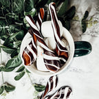 Edible Spoons 3 Flavors Peppermint Cinnamon Hot Cocoa Holiday Party Treats BandsCo Straps