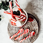 Edible Spoons 3 Flavors Peppermint Cinnamon Hot Cocoa Holiday Party Treats BandsCo Straps