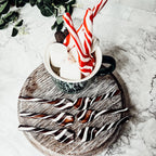 Edible Spoons 3 Flavors Peppermint Cinnamon Hot Cocoa Holiday Party Treats BandsCo Straps