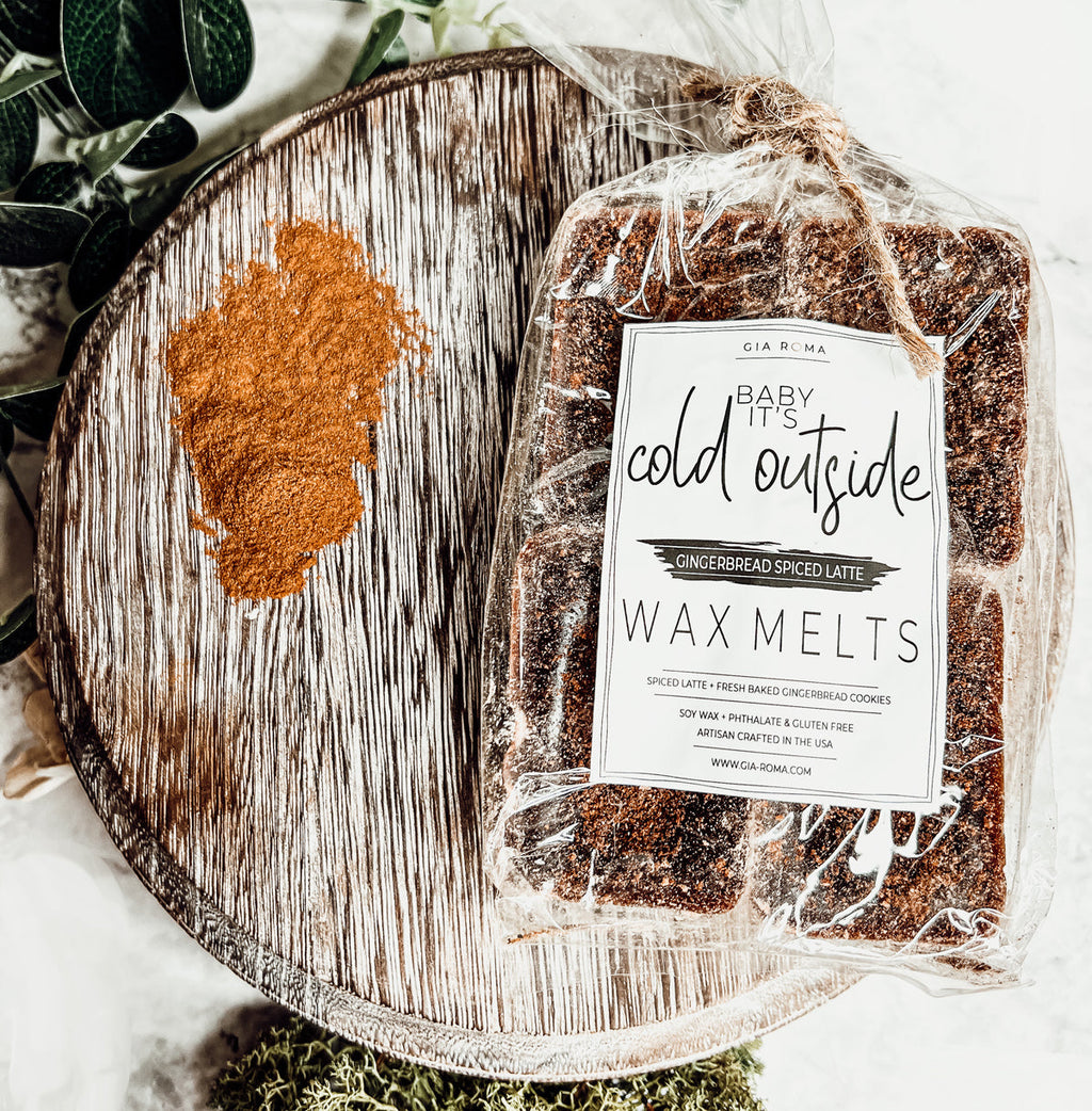 Gingerbread Spiced Latte XL Wax Melts - Warm Gingerbread Latte Scent BandsCo Straps