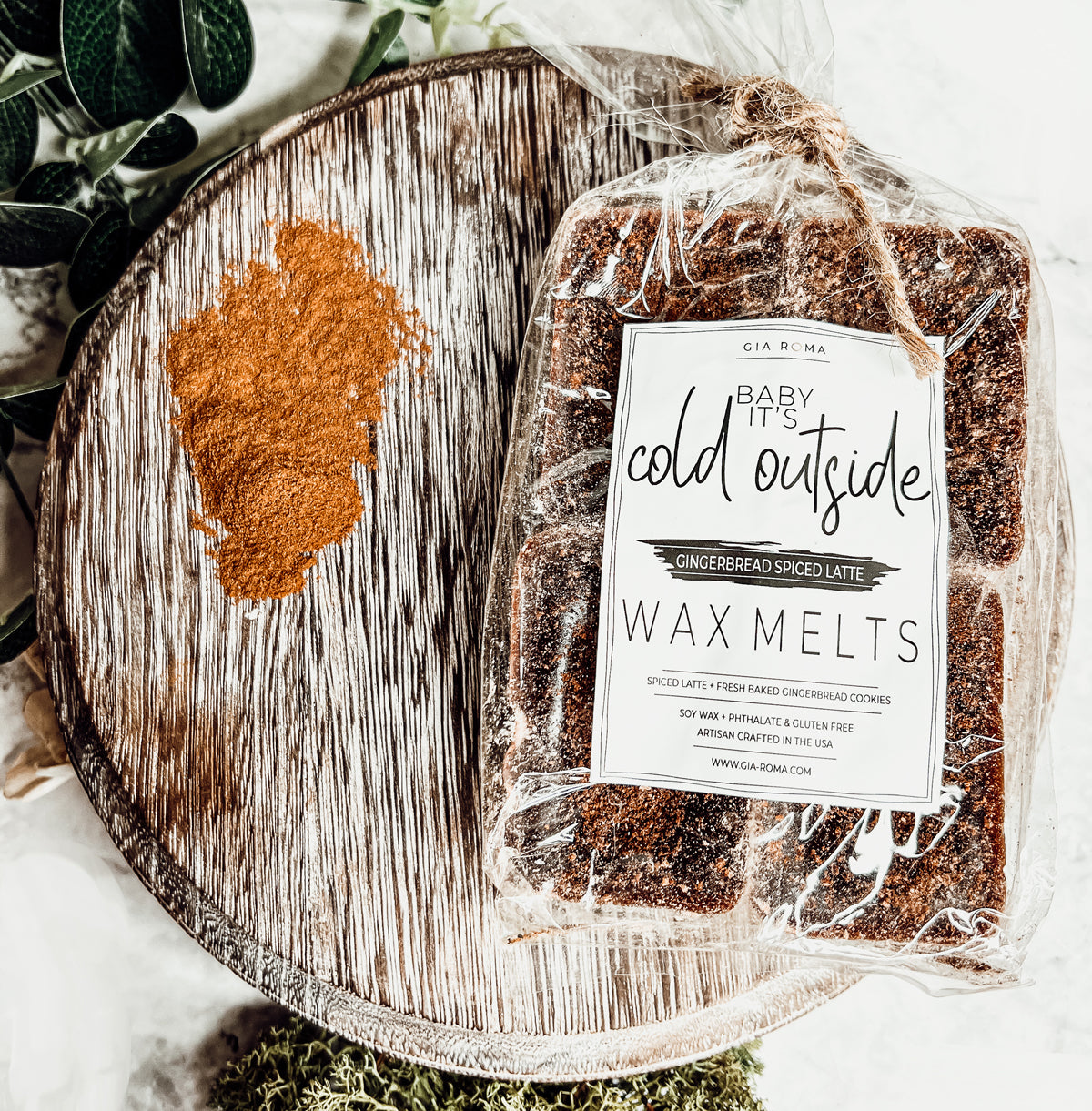 Gingerbread Spiced Latte XL Wax Melts - Warm Gingerbread Latte Scent BandsCo Straps