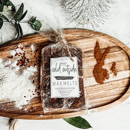 Gingerbread Spiced Latte XL Wax Melts - Warm Gingerbread Latte Scent BandsCo Straps