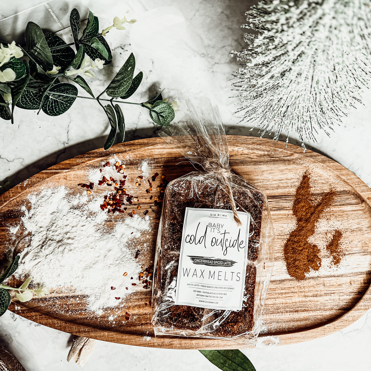 Gingerbread Spiced Latte XL Wax Melts - Warm Gingerbread Latte Scent BandsCo Straps
