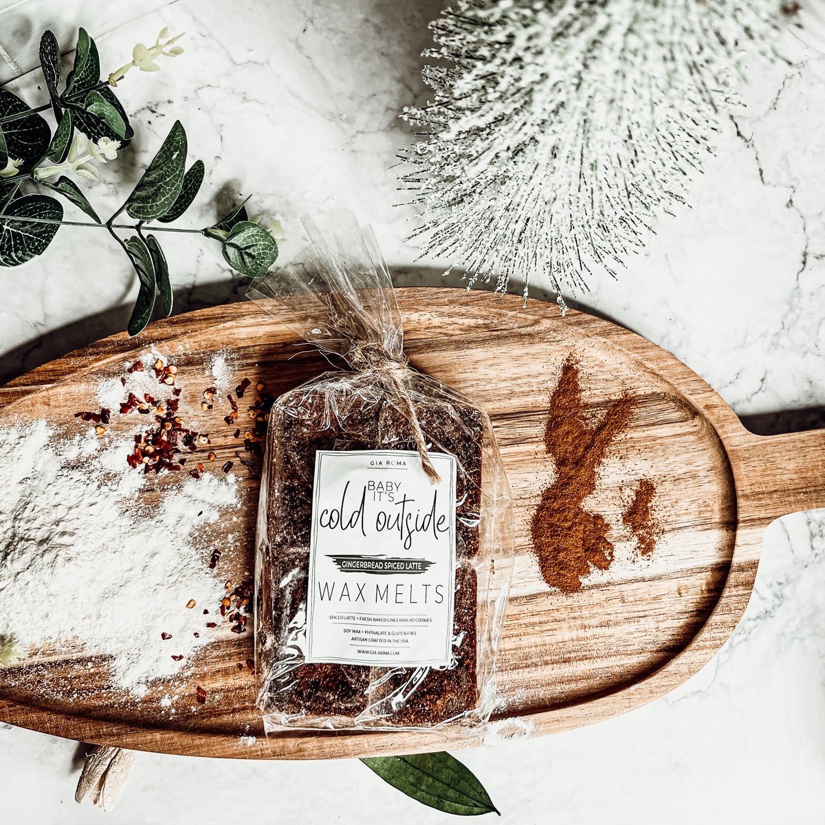 Gingerbread Spiced Latte XL Wax Melts - Warm Gingerbread Latte Scent BandsCo Straps