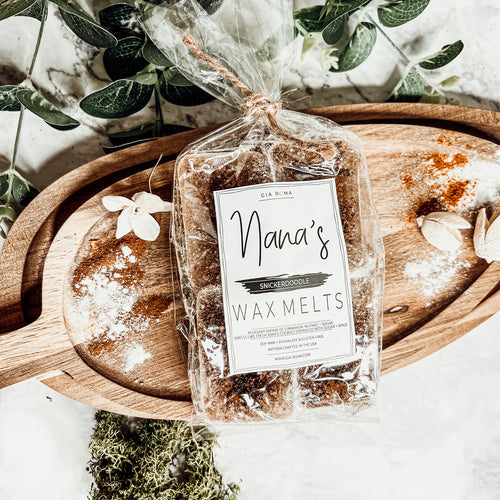 Snickerdoodle XL Wax Melts - 4 Large Cinnamon Sugar and Nutmeg Cubes BandsCo Straps