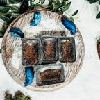 Blueberry Crumb XL Farmhouse Wax Melts Scented Wax Tart Cubes Blueberry Pie Cinnamon Crumble BandsCo Straps