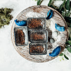 Blueberry Crumb XL Farmhouse Wax Melts Scented Wax Tart Cubes Blueberry Pie Cinnamon Crumble BandsCo Straps