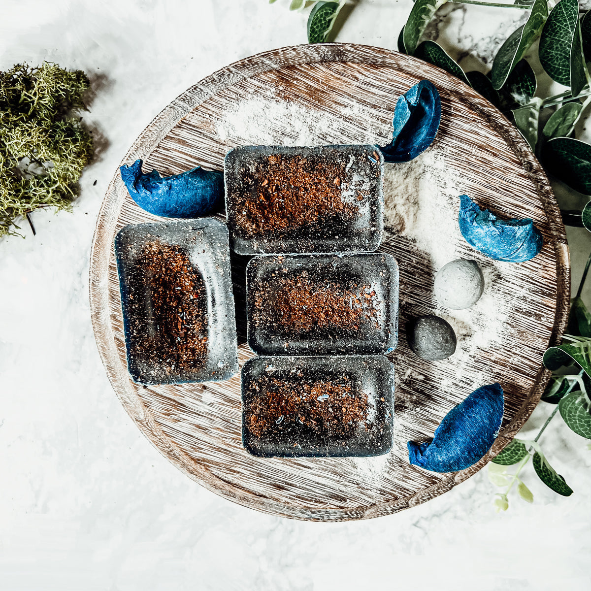 Blueberry Crumb XL Farmhouse Wax Melts Scented Wax Tart Cubes Blueberry Pie Cinnamon Crumble BandsCo Straps
