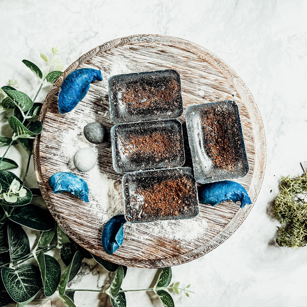 Blueberry Crumb XL Farmhouse Wax Melts Scented Wax Tart Cubes Blueberry Pie Cinnamon Crumble BandsCo Straps