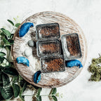 Blueberry Crumb XL Farmhouse Wax Melts Scented Wax Tart Cubes Blueberry Pie Cinnamon Crumble BandsCo Straps