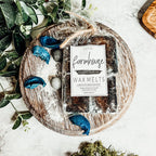 Blueberry Crumb XL Farmhouse Wax Melts Scented Wax Tart Cubes Blueberry Pie Cinnamon Crumble BandsCo Straps