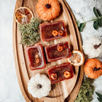 Pumpkin Buttercream XL Wax Melts Natural 4 Cubes 2oz Each Pumpkin Spice BandsCo Straps