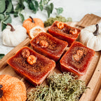 Pumpkin Buttercream XL Wax Melts Natural 4 Cubes 2oz Each Pumpkin Spice BandsCo Straps