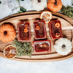 Pumpkin Buttercream XL Wax Melts Natural 4 Cubes 2oz Each Pumpkin Spice BandsCo Straps
