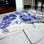 Chinoiserie Eco Kitchen Cloths - Biodegradable Cellulose Cotton, 3 Designs BandsCo Straps