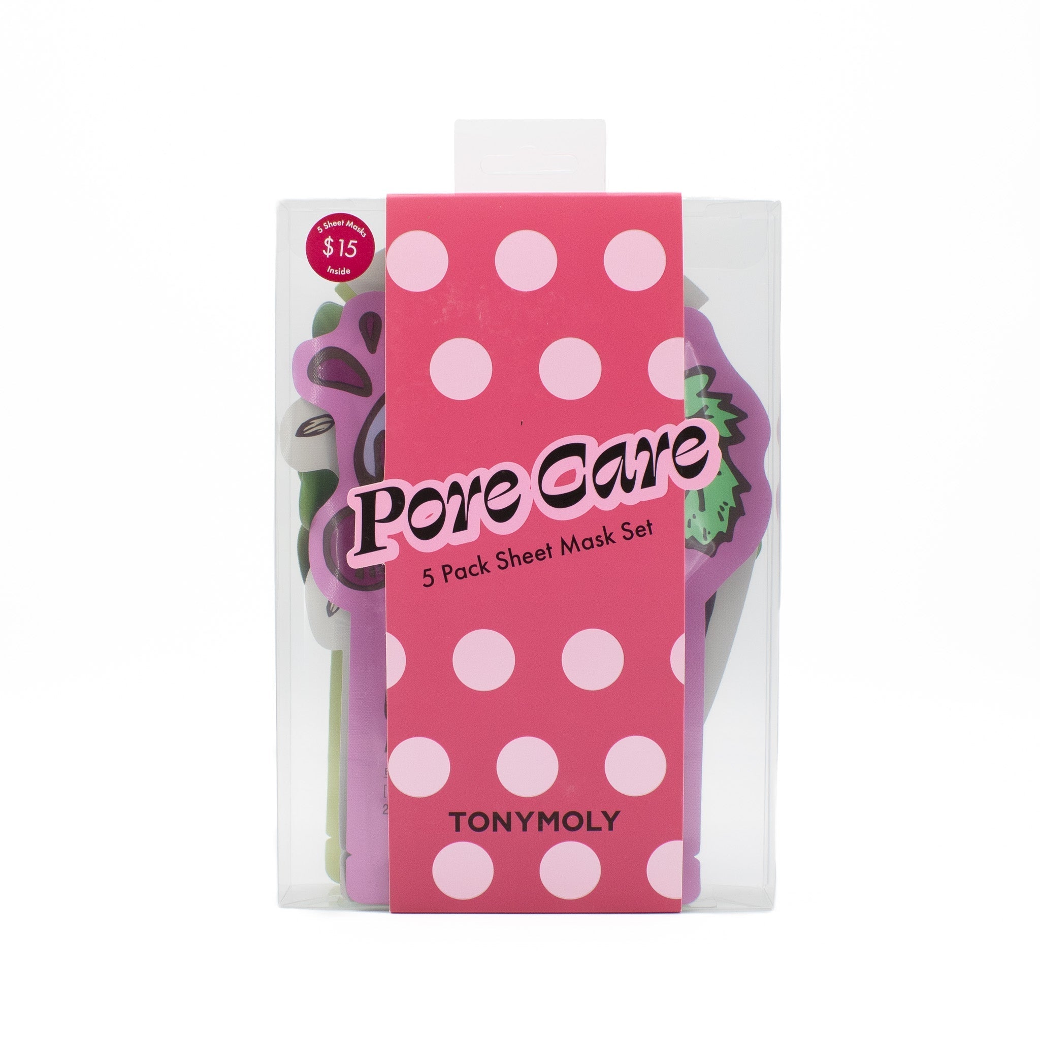TONYMOLY Pore Care 5 Pack Sheet Mask Set - New This is Beauty US
