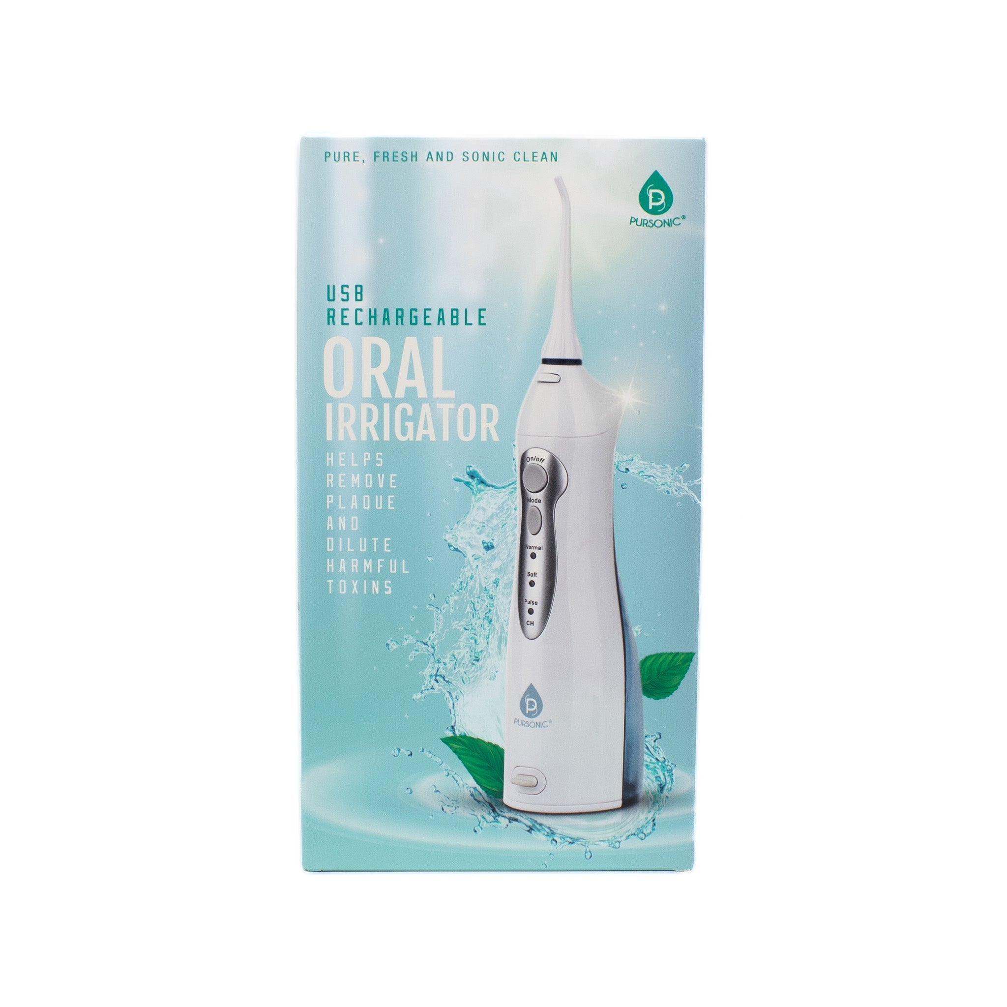 Pursonic USB Rechargeable Oral Irrigator & Water Flossing Device - New This is Beauty US