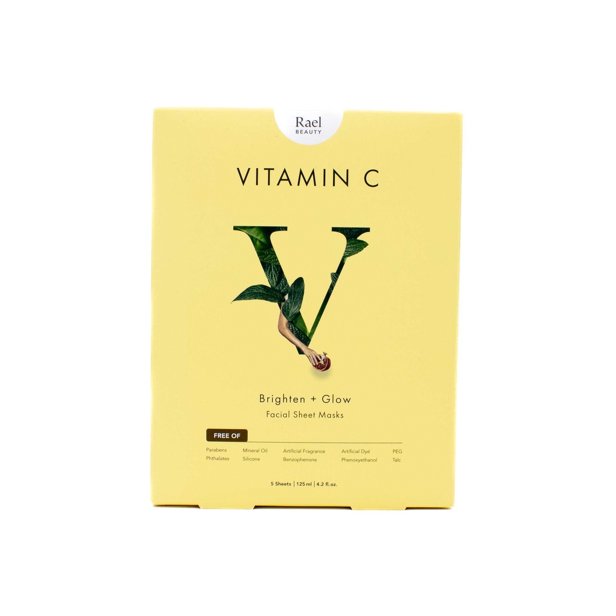 Rael Beauty Vitamin C Facial Sheet Mask 5ct - New This is Beauty US