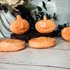Pumpkin Spice Bath Bomb 3.5oz Fall Scented Bath Fizzy Gift For Women BandsCo Straps