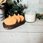 Pumpkin Spice Bath Bomb 3.5oz Fall Scented Bath Fizzy Gift For Women BandsCo Straps