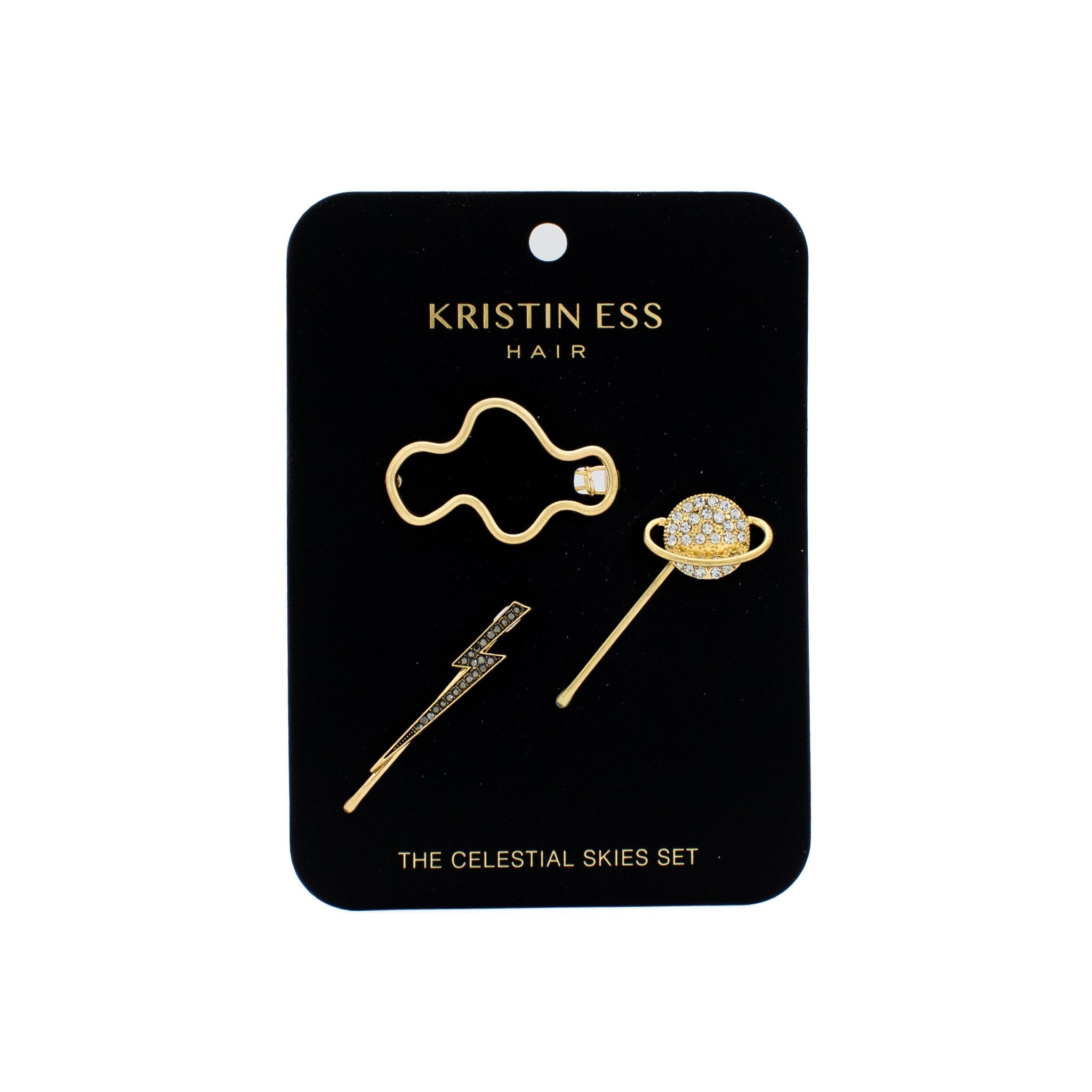 Kristin Ess Celestial Skies Set 3 pack in Gold - New This is Beauty US