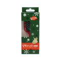 Unbrush Mini Holiday Hair Brush SLEIGH RIDE RED - New This is Beauty US