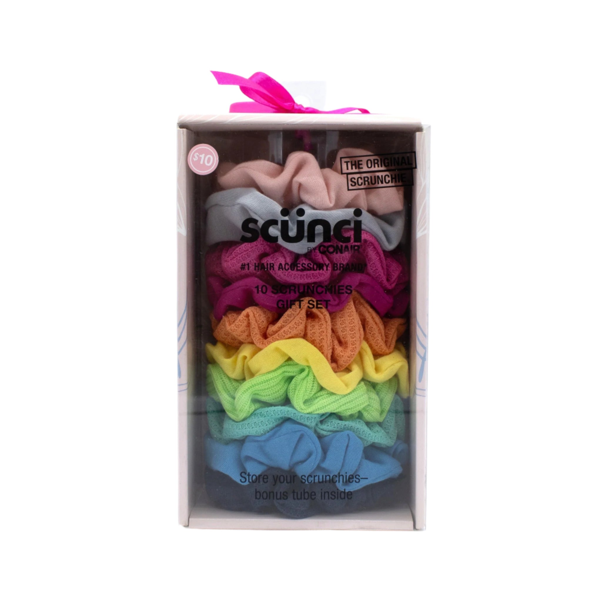 Scunci by Conair Gift Set Multi-Colored 10 Pack - New This is Beauty US