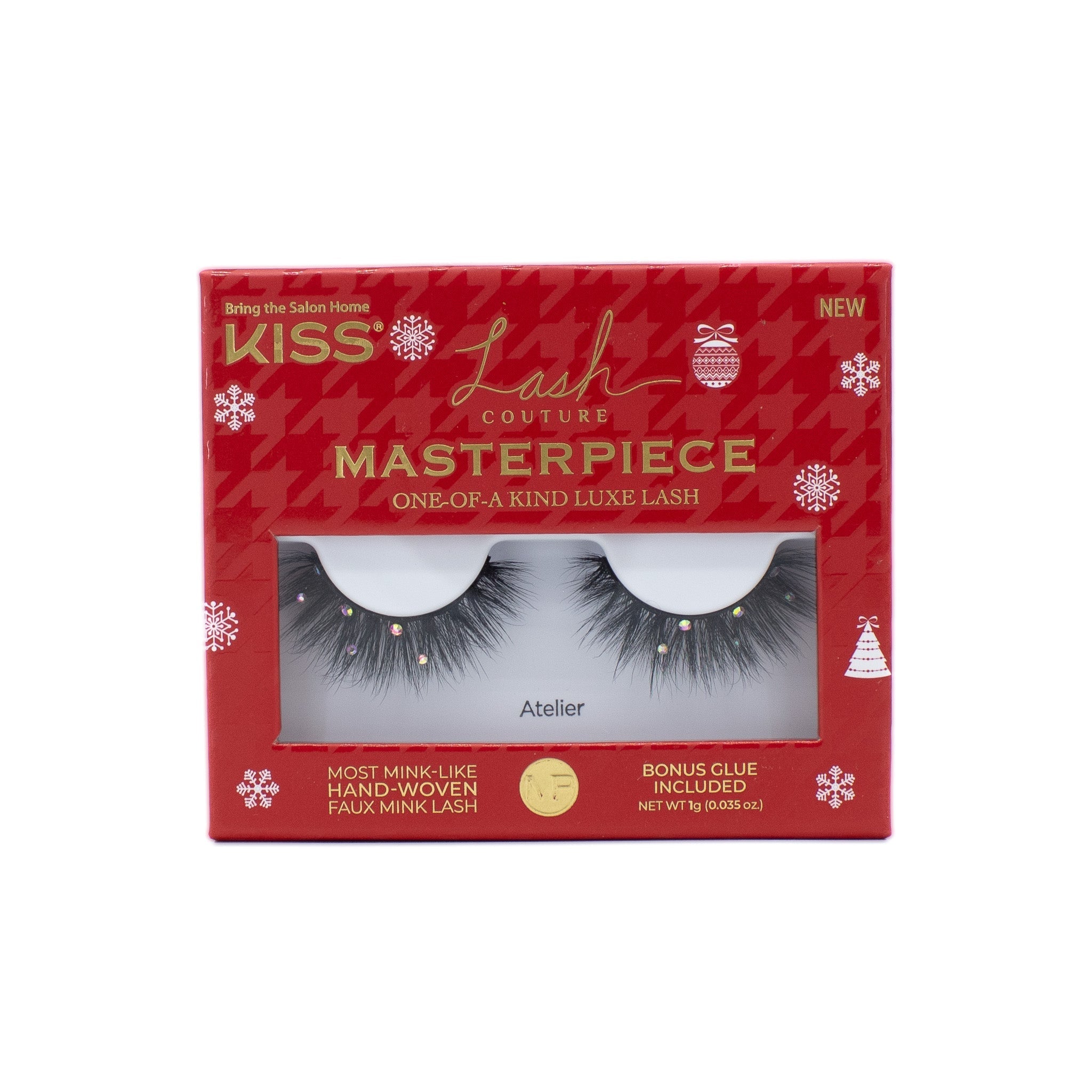KISS Lash Couture Masterpiece ATELIER Faux Mink Eyelash Extensions - New This is Beauty US