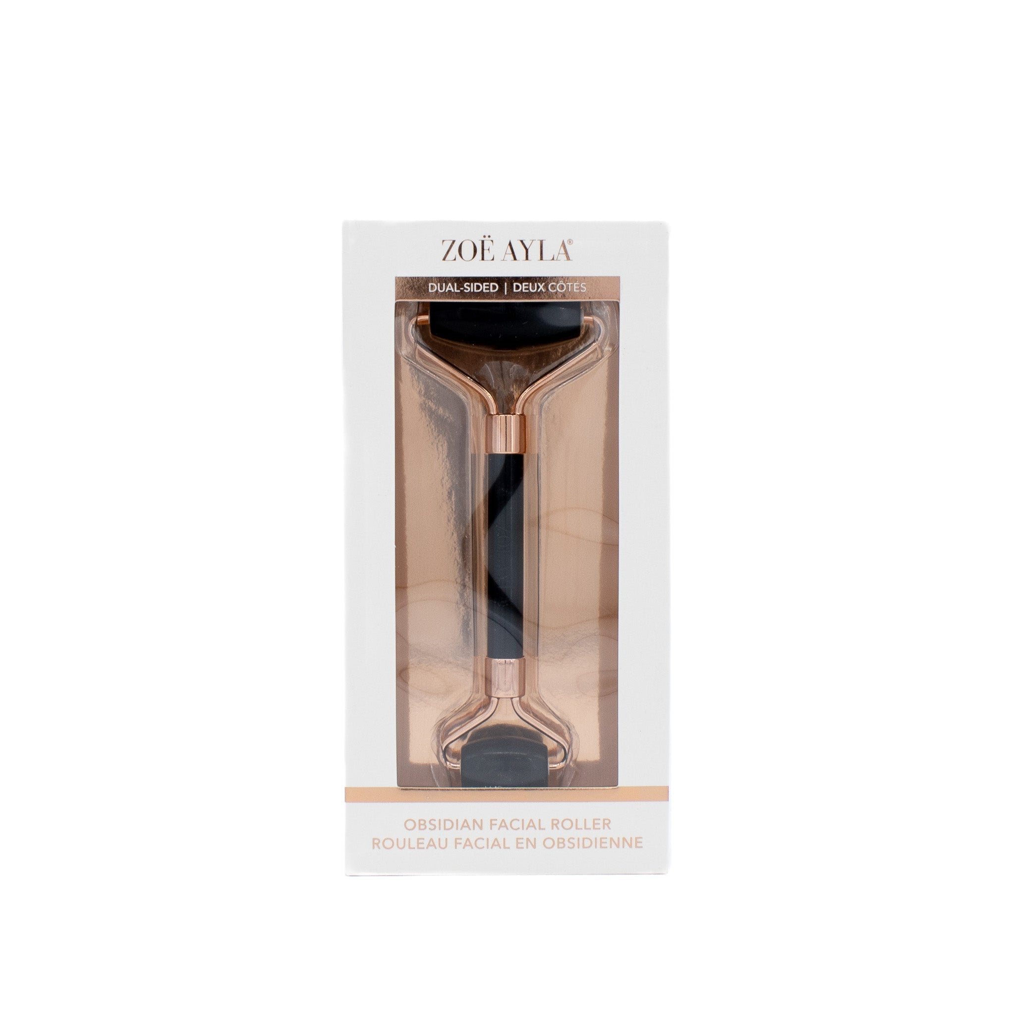 Zoe Ayla Obsidian Facial Roller in Black - New This is Beauty US