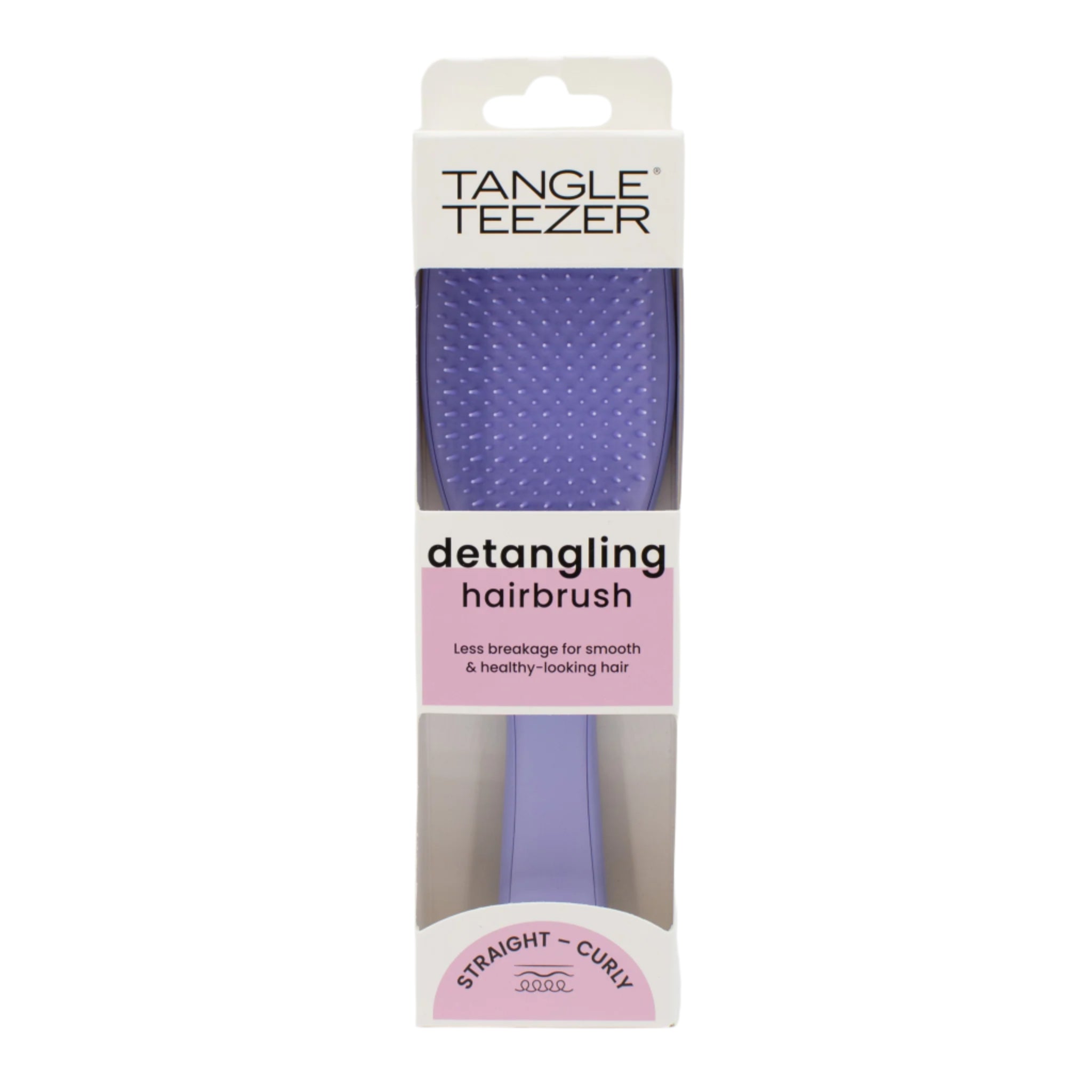 Tangle Teezer Detangling Hairbrush Straight or Curly in Purple - New This is Beauty US