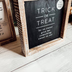 Double-Sided Halloween To Thanksgiving Reversible Porch Sign 2-in-1 Fall Decor BandsCo Straps