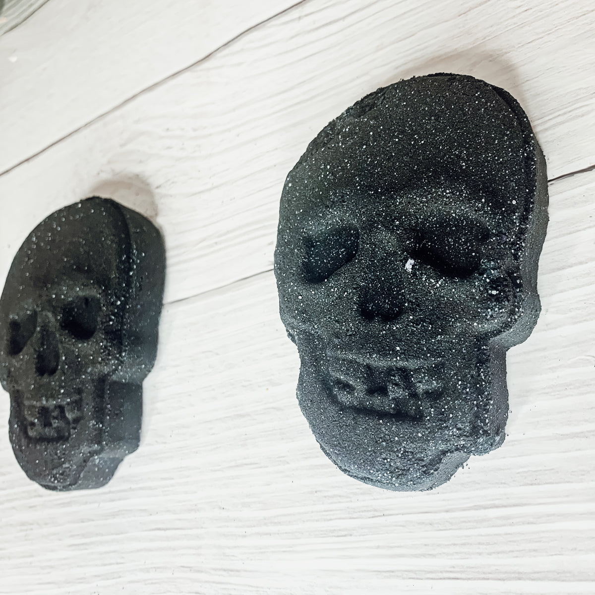 Halloween Skull Bath Bomb 5oz - Large Eucalyptus Spearmint Unisex Favor BandsCo Straps