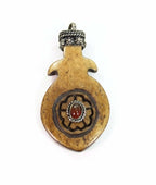 Fish Flower Tribal Pendant Necklace Boho Stone Charm BandsCo Straps