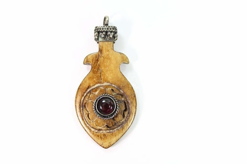 Fish Flower Tribal Pendant Necklace Boho Stone Charm BandsCo Straps