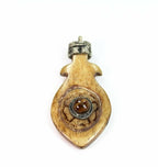 Fish Flower Tribal Pendant Necklace Boho Stone Charm BandsCo Straps