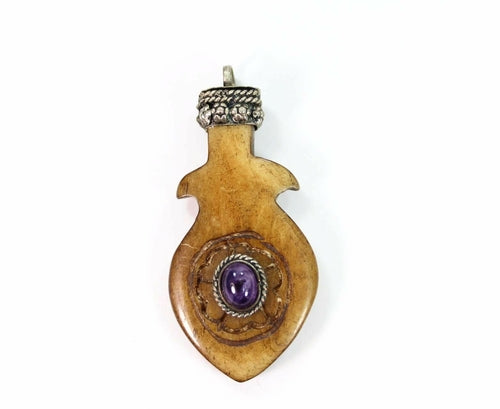 Fish Flower Tribal Pendant Necklace Boho Stone Charm BandsCo Straps
