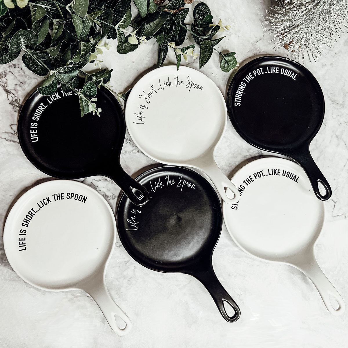 Spoon Rest And Wooden Spoon Set Custom Color Quote Choice Kitchen Gift BandsCo Straps