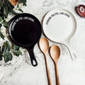 Spoon Rest And Wooden Spoon Set Custom Color Quote Choice Kitchen Gift BandsCo Straps
